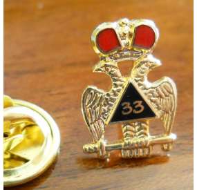 A.A.S.R. 33 th Degree Lapel Pin 