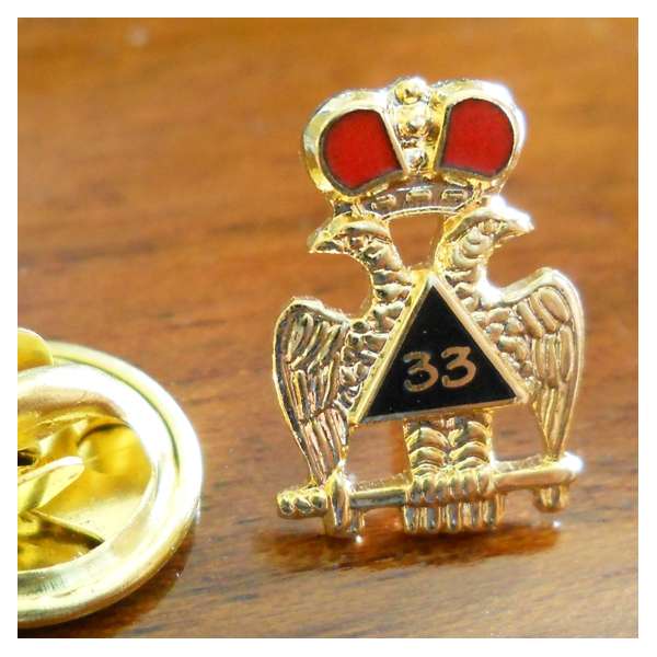 A.A.S.R. 33 th Degree Lapel Pin 