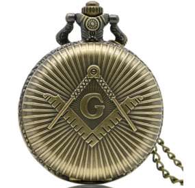 MASONIC POCKET WATCH WITH THE SYMBOLS OF THE ROYAL ART.