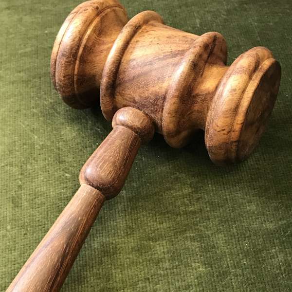 Wooden gavel for sale
