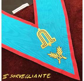 Set 11 collari di alta qualità per Ufficiali di Loggia Set 11 collari di alta qualità per Ufficiali di Loggia