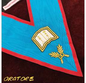 Set 11 collari di alta qualità per Ufficiali di Loggia Set 11 collari di alta qualità per Ufficiali di Loggia