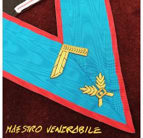 Set 11 collari di alta qualità per Ufficiali di Loggia Set 11 collari di alta qualità per Ufficiali di Loggia